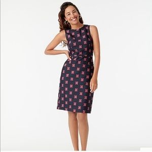 NWT JCREW Butterfly Sheath dress